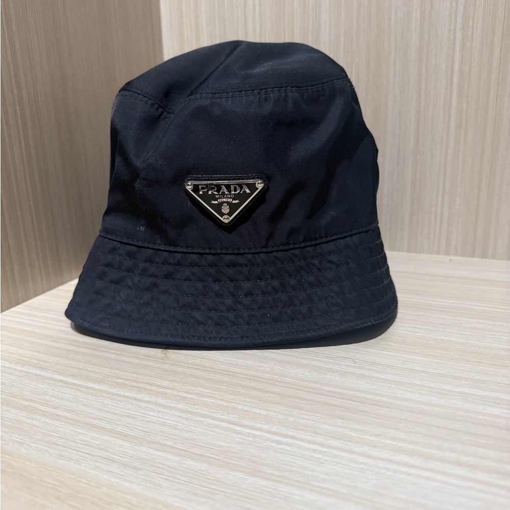 Prada Black Bucket Hat